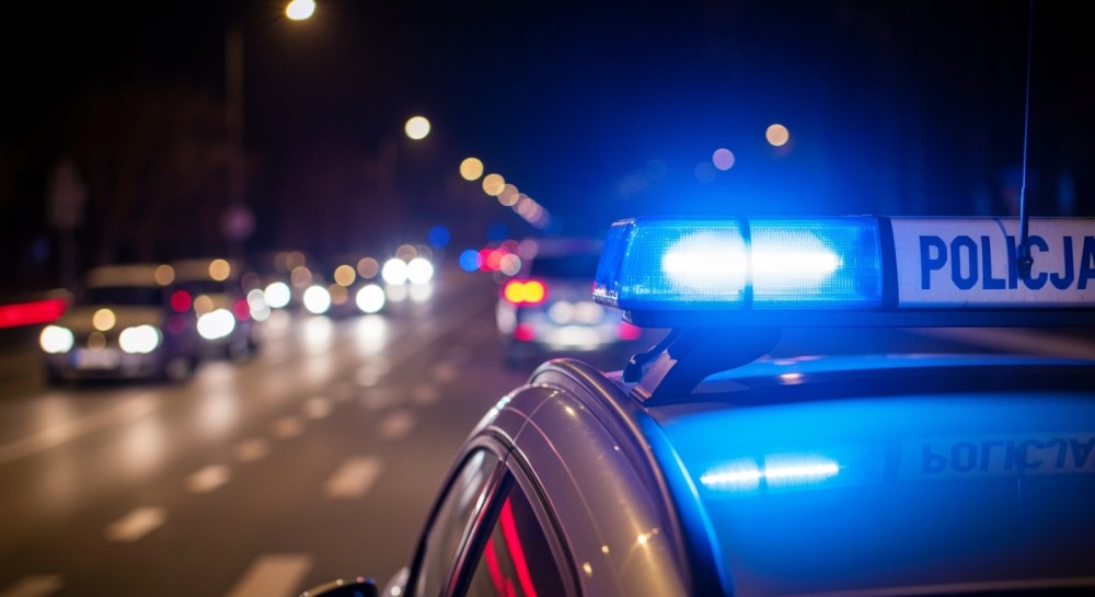 Drift na śniegu: Mandaty i 15 punktów karnych dla nieodpowiedzialnych kierowców