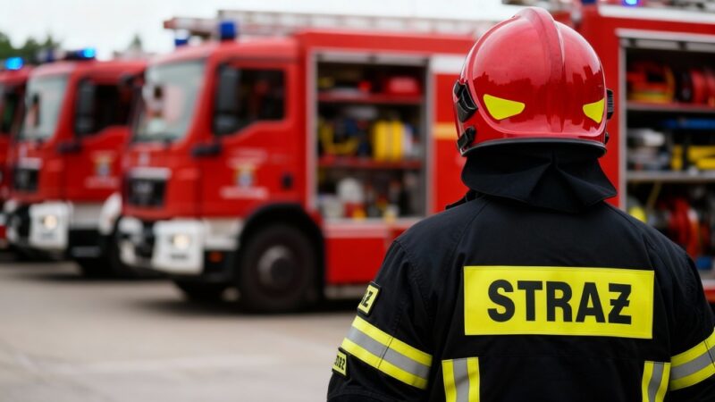 Burmistrz Łasku dziękuje strażakom OSP za ich zaangażowanie