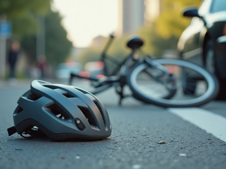 Rowerzystka na przejściu dla pieszych spowodowała kolizję z samochodem